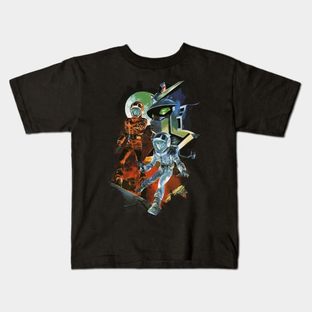 Zeonic War for Independence Kids T-Shirt by Maluco